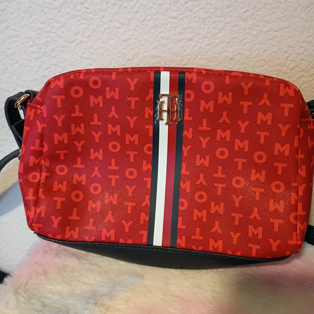 Tommy Hilfiger Red Crossbody Bag. New, Never Used. No Tags